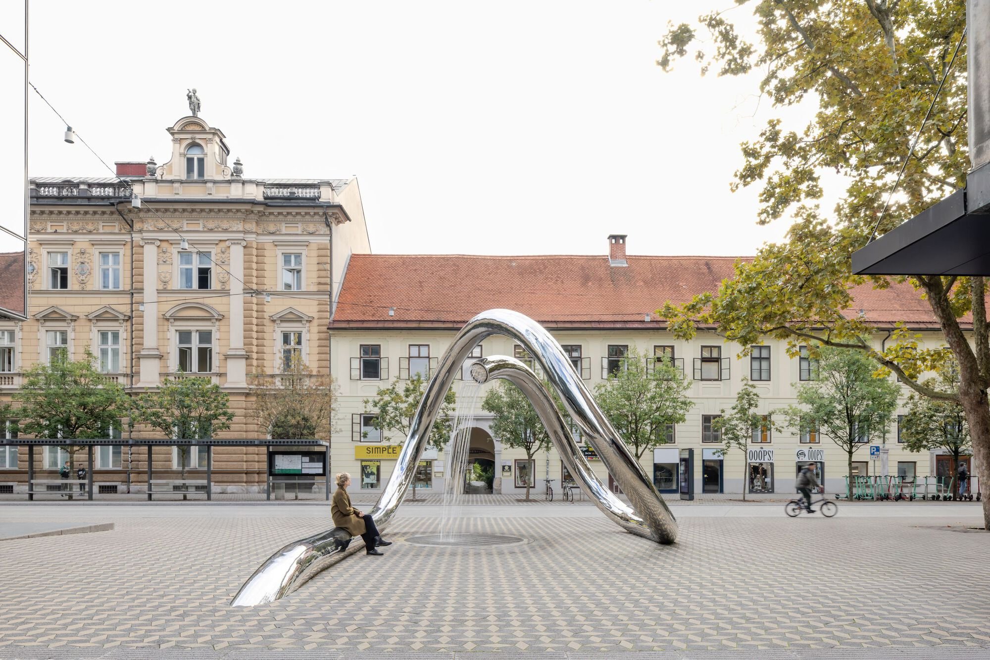 Water Sculpture LJ By P PLUS arhitekti + m.kocbek architects: A Dynamic Public Space in Ljubljana