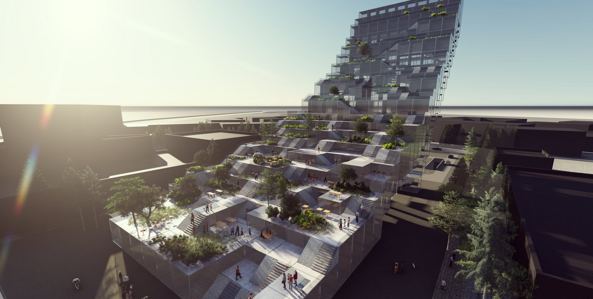 Food-scape: A Sustainable Mixed-Use Architecture Inspired by the Sea