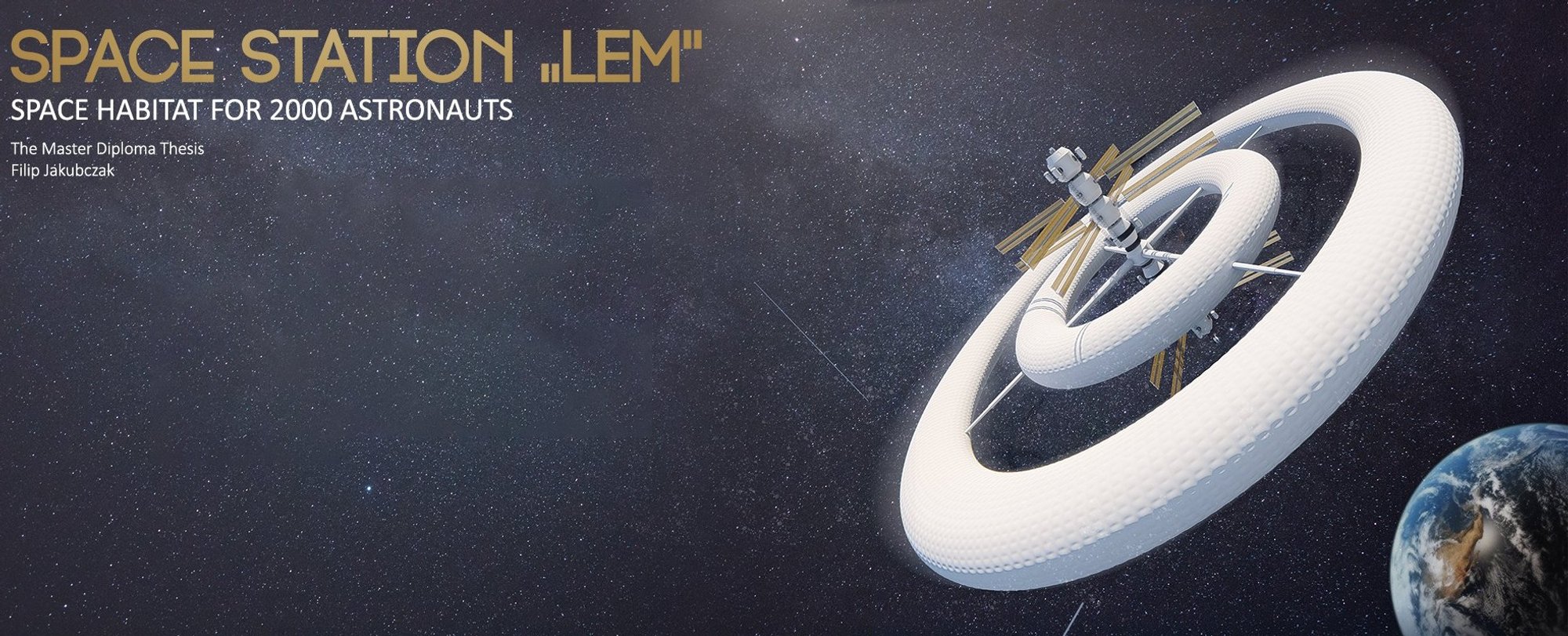 Space Architecture Redefined: Space Station LEM: A Habitat for 2,000 Astronauts