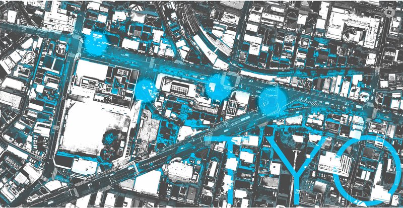 Data-driven urban analysis identifying underutilized public spaces within dense metropolitan fabric.