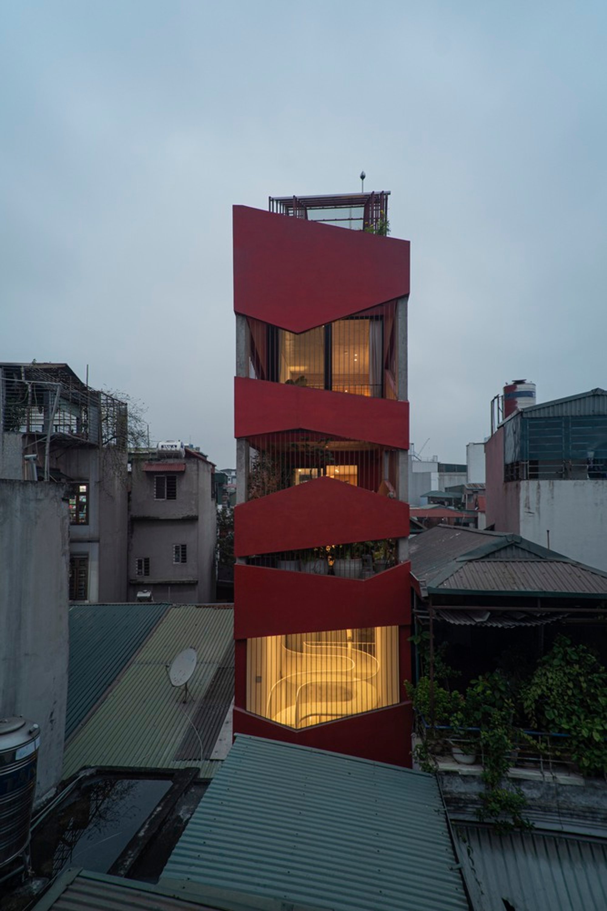 Maison KN by Nghia-Architect: Sustainable Urban Living in Hanoi