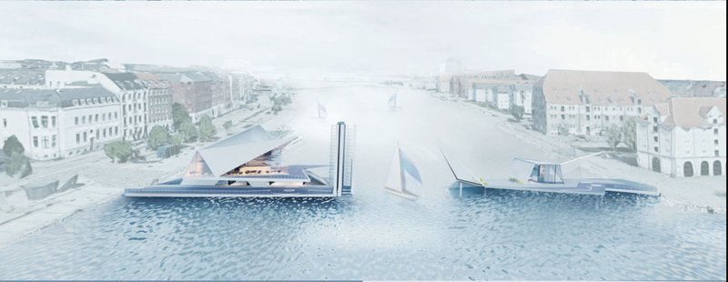 Kinetic opening sequence allowing maritime passage while transforming the bridge into urban spectacle.