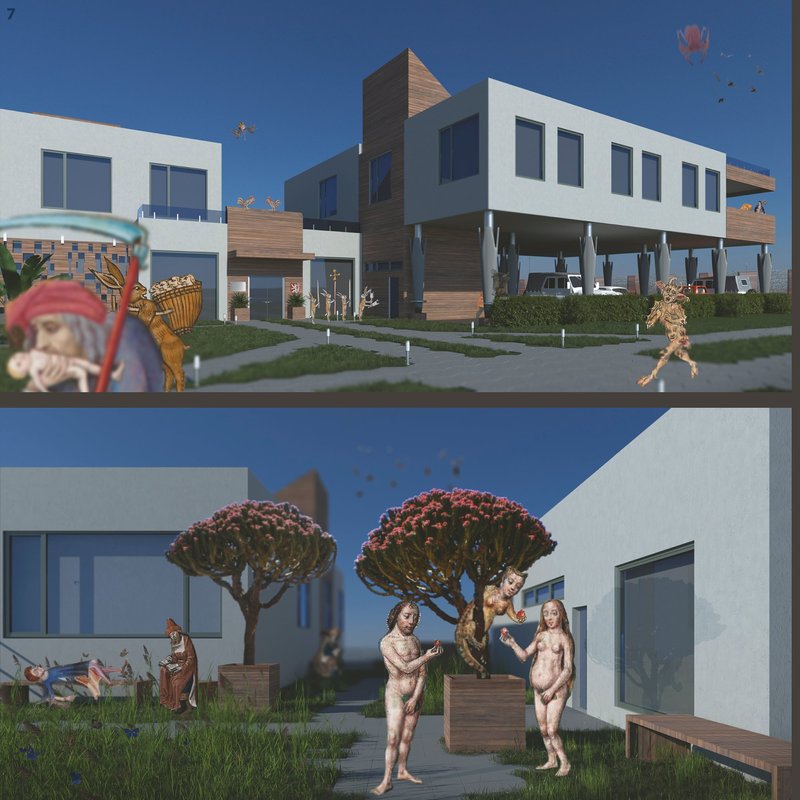&nbsp; Façade patterns inspired by Czech Gothic motifs reinterpreted in a contemporary language.