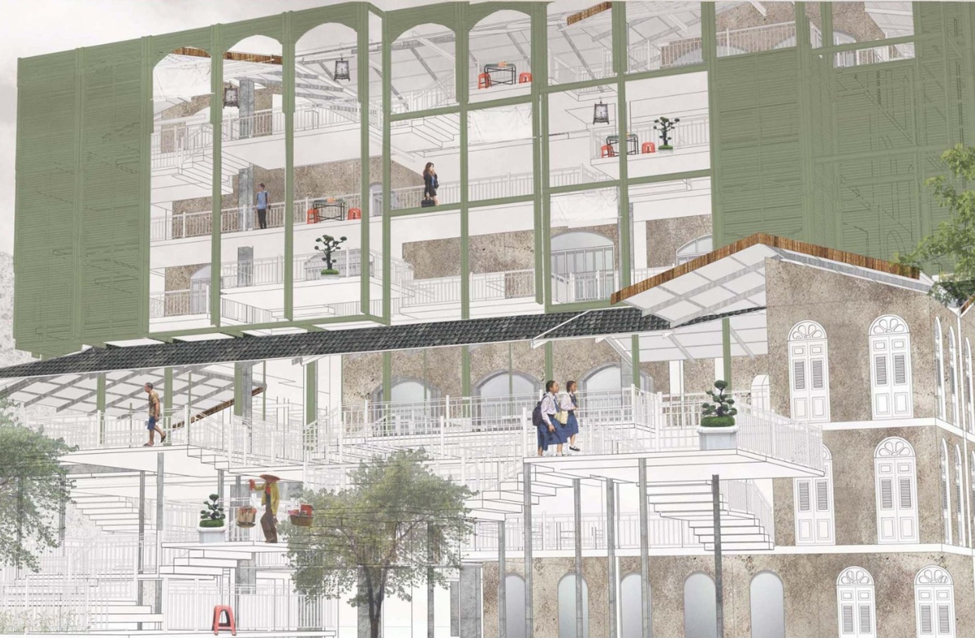 Charoenkrung Workforce Education Centre by Thale Kangkhao