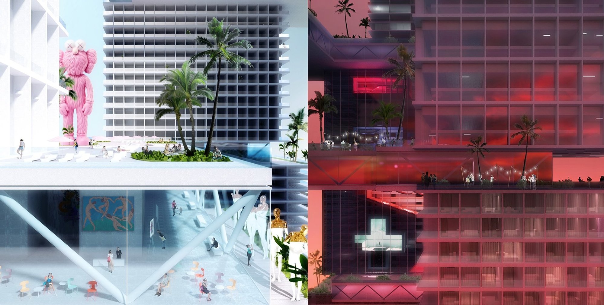 Looped Hybrid: Climate Adaptive Mixed Use Architecture at the Miami Riverfront