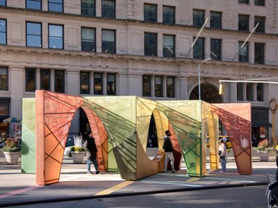 Interwoven Installation by Atelier Cho Thompson: A Vibrant Public Art Experience in New York City