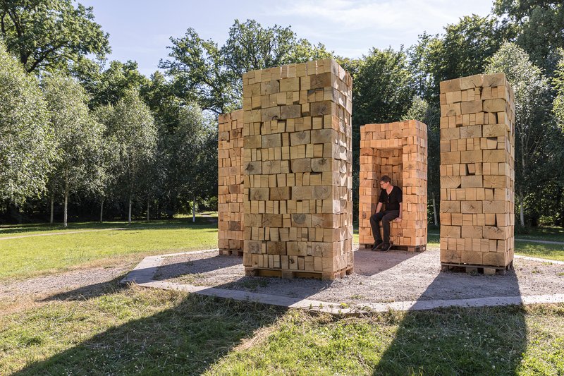 Karlsauge Pavilion: Sustainable Forest Installation by Christoph Hesse Architects in Kassel