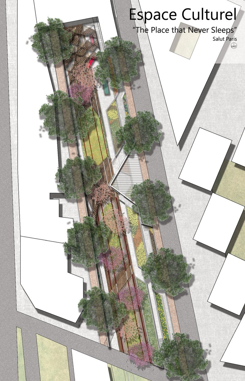 Espace Culturel: A Modular Approach to Urban Public Space Design in Paris