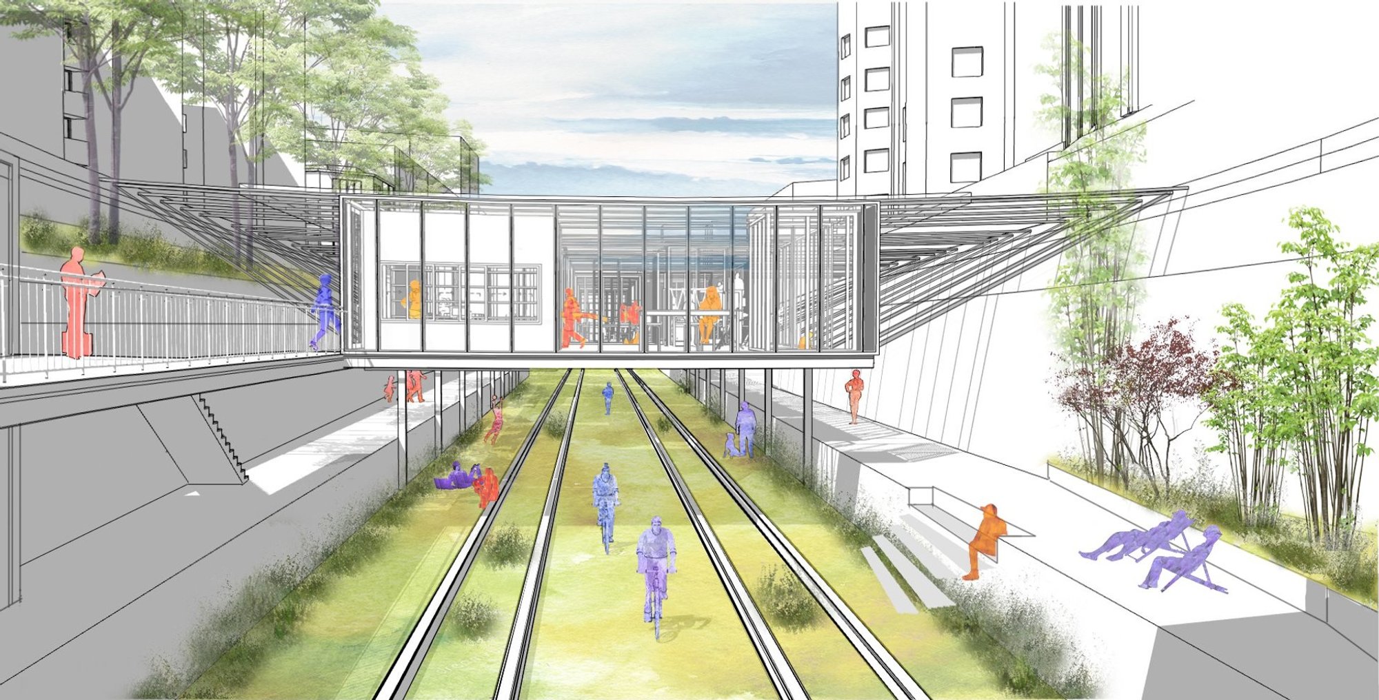 Suspended: Reimagining Paris Through Adaptive Reuse Architecture