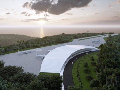Sustainable Airport Architecture: Moon of Koh Phangan Airport