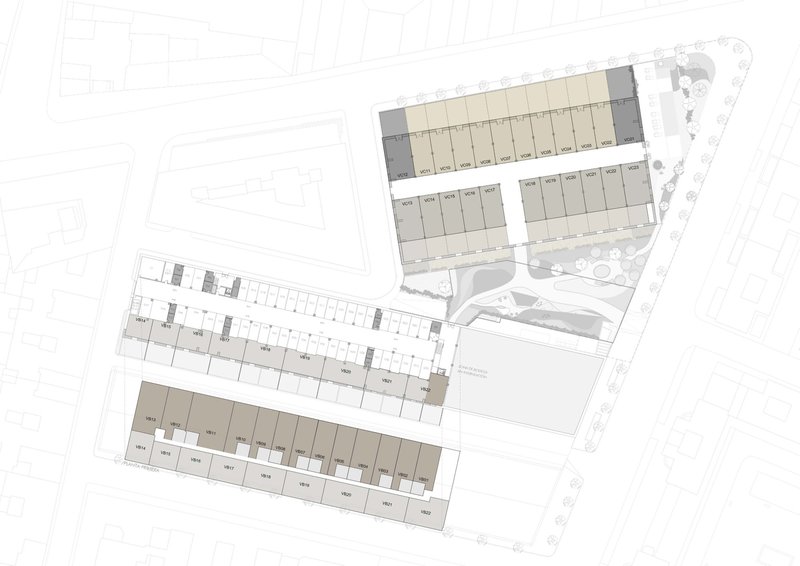 Schematic site plan