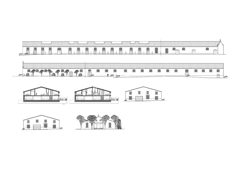 Bodega B sections