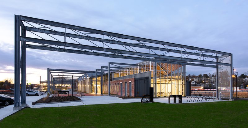 Worcester Blackstone Visitor Center by designLAB architects: Reviving Industrial Heritage Through Sustainable Architectu