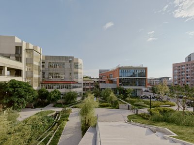 “Shangfeng Library and Gymnasium: Community-Focused Educational Architecture in Taichung”