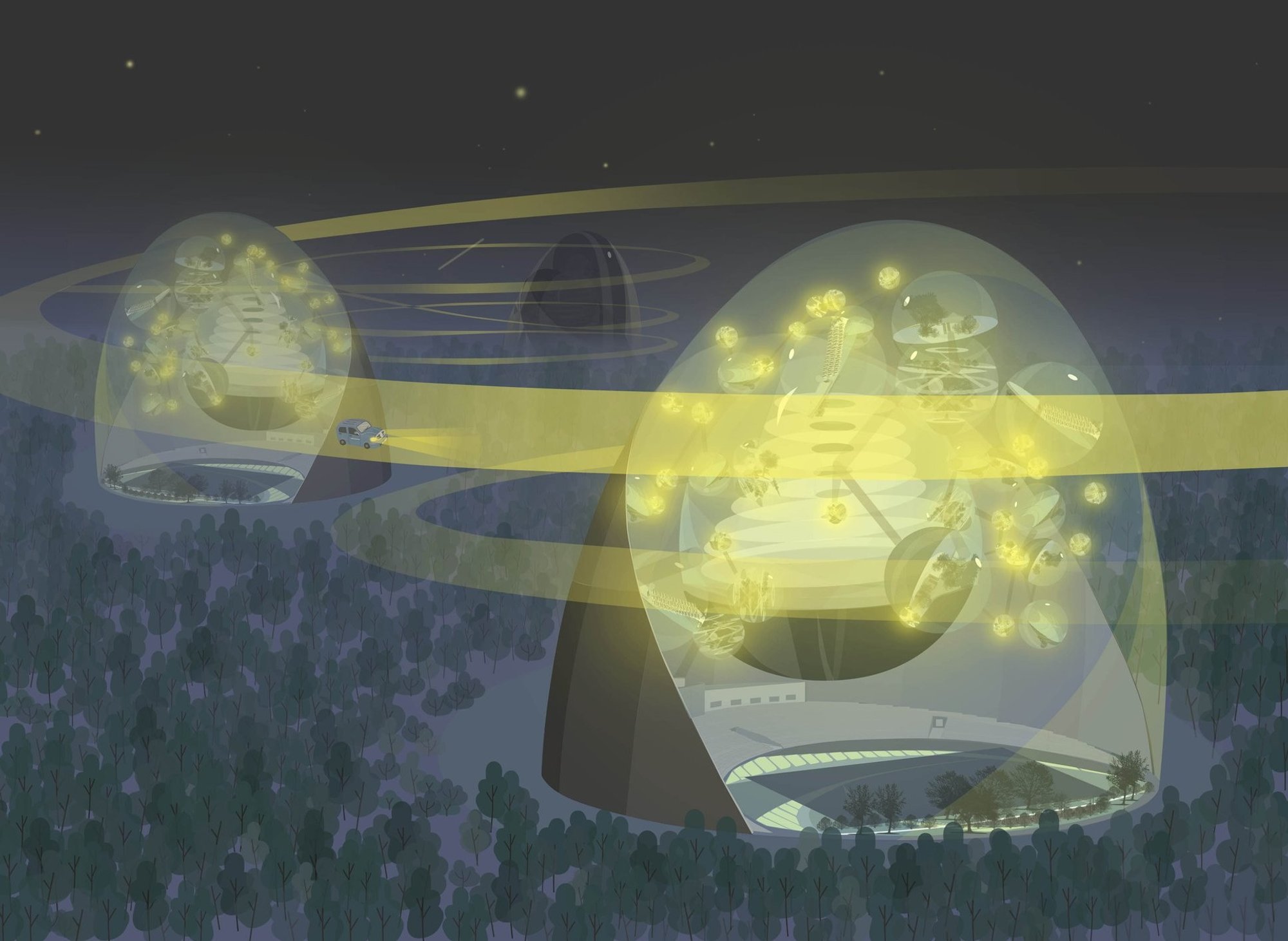 Data-Driven Architecture: Exploring Data Liberalism Through Futuristic Public Architecture