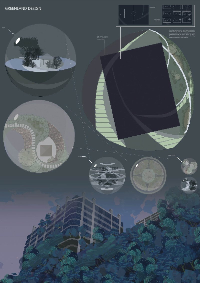 Detailed spatial systems illustrating adaptive structures and intelligent program integration.