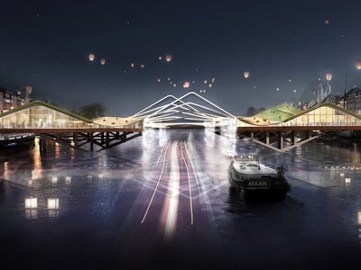 Viki Link: A Sustainable Pedestrian Bridge Reimagining Copenhagen’s Viking Heritage