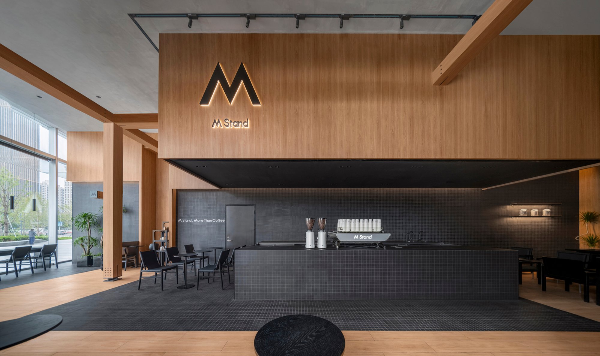 Mstand Coffee Jinan Store by Within-Beyond Studio: A Micro-Urban Coffee Space Inspired by Jinan’s Historic Cityscape