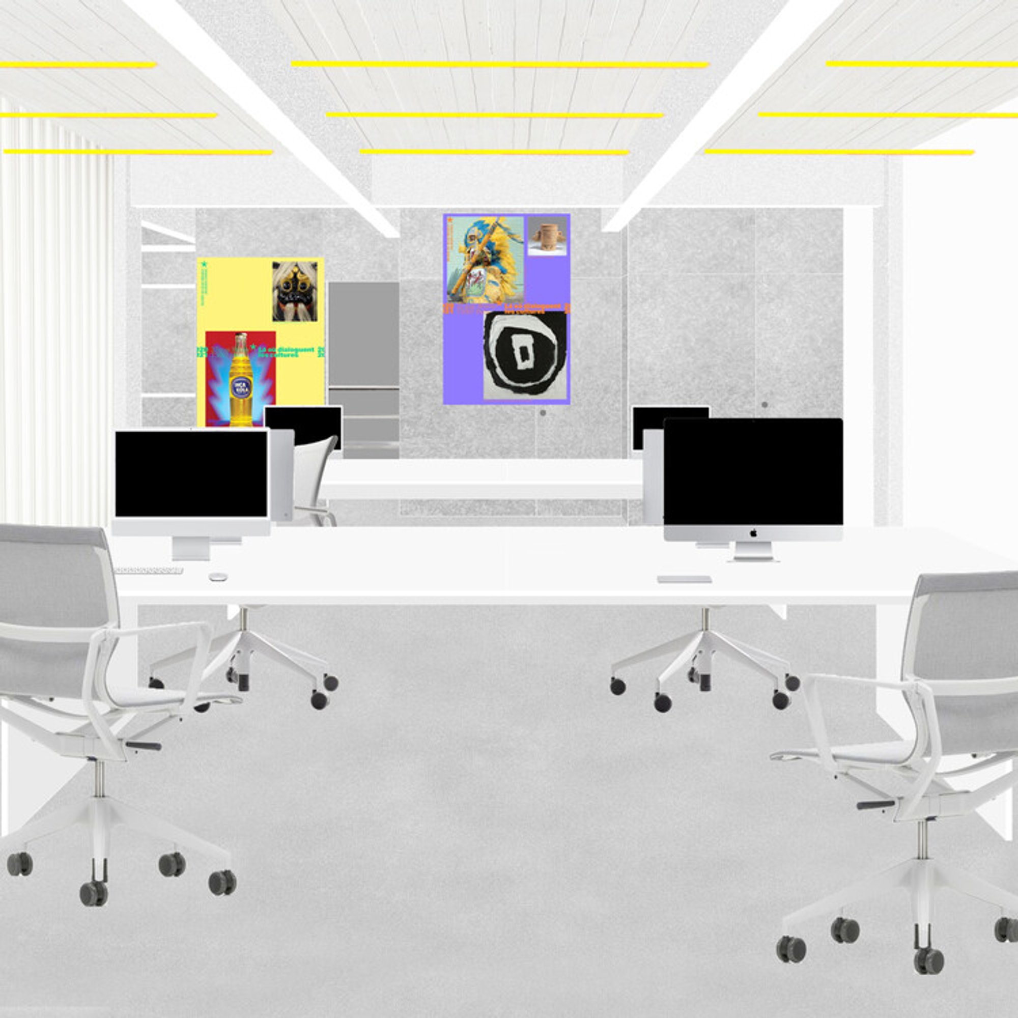 5 Rooms Studio by Hyper: Adaptive Reuse of an Industrial Workshop into a Contemporary Graphic Design Studio in Paris