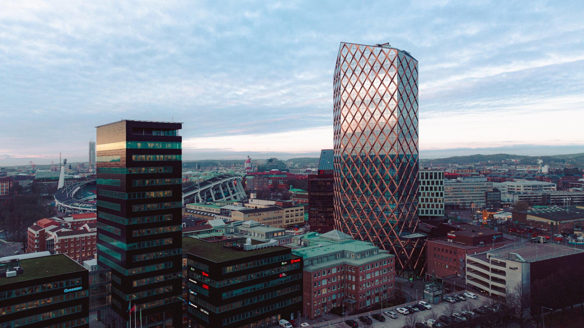 Kineum Office Building Gothenburg – A Dynamic Mixed-Use High-Rise by Reflex Arkitekter