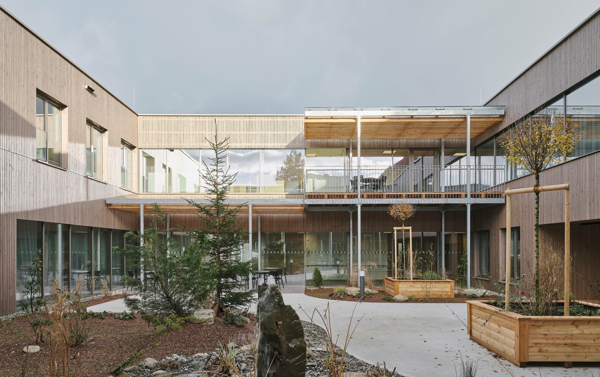 Intergenerational Care Center Knittelfeld by Dietger Wissounig Architekten