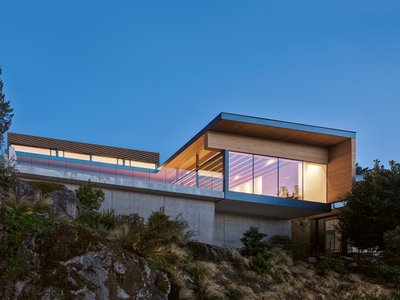Four & Four House by Mcleod Bovell Modern Houses: Contemporary Waterfront Living in West Vancouver