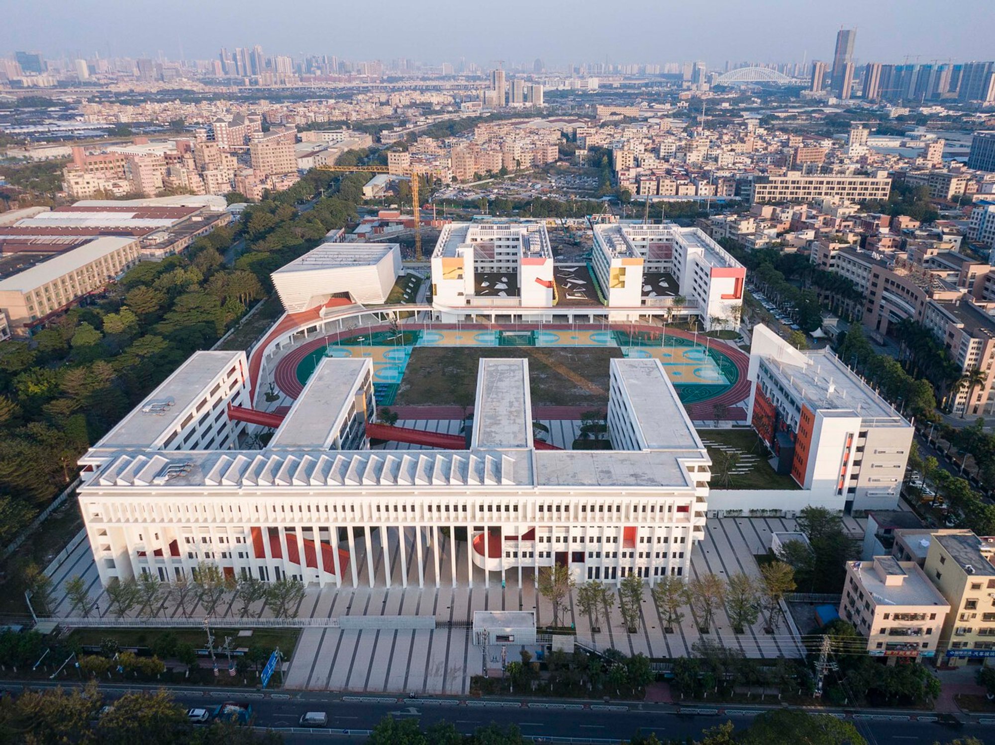 Nanhai Guicheng Jingui High School by Atelier cnS: A Sustainable Educational Campus Shaping Urban Learning in Foshan