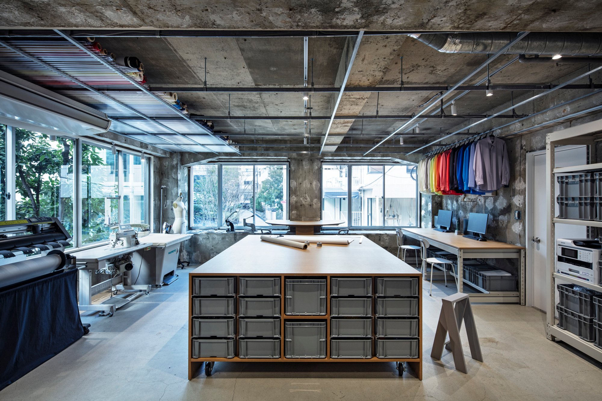 OVERCOAT Tokyo Store by Atelier Write: Seamless Fusion of Studio and Retail