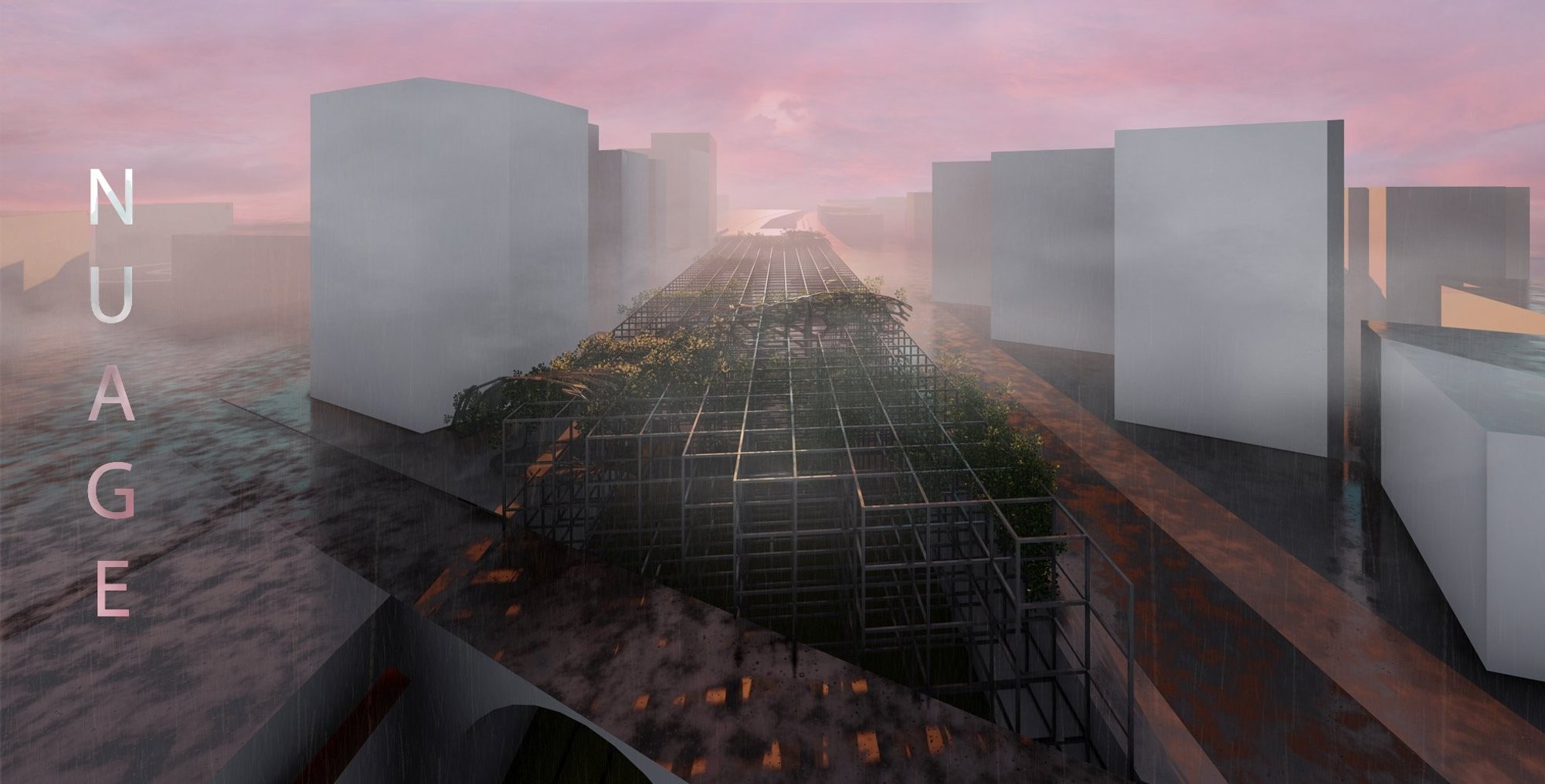 NUAGE: A Parametric Urban Design Intervention Reimagining Paris’ Forgotten Infrastructure