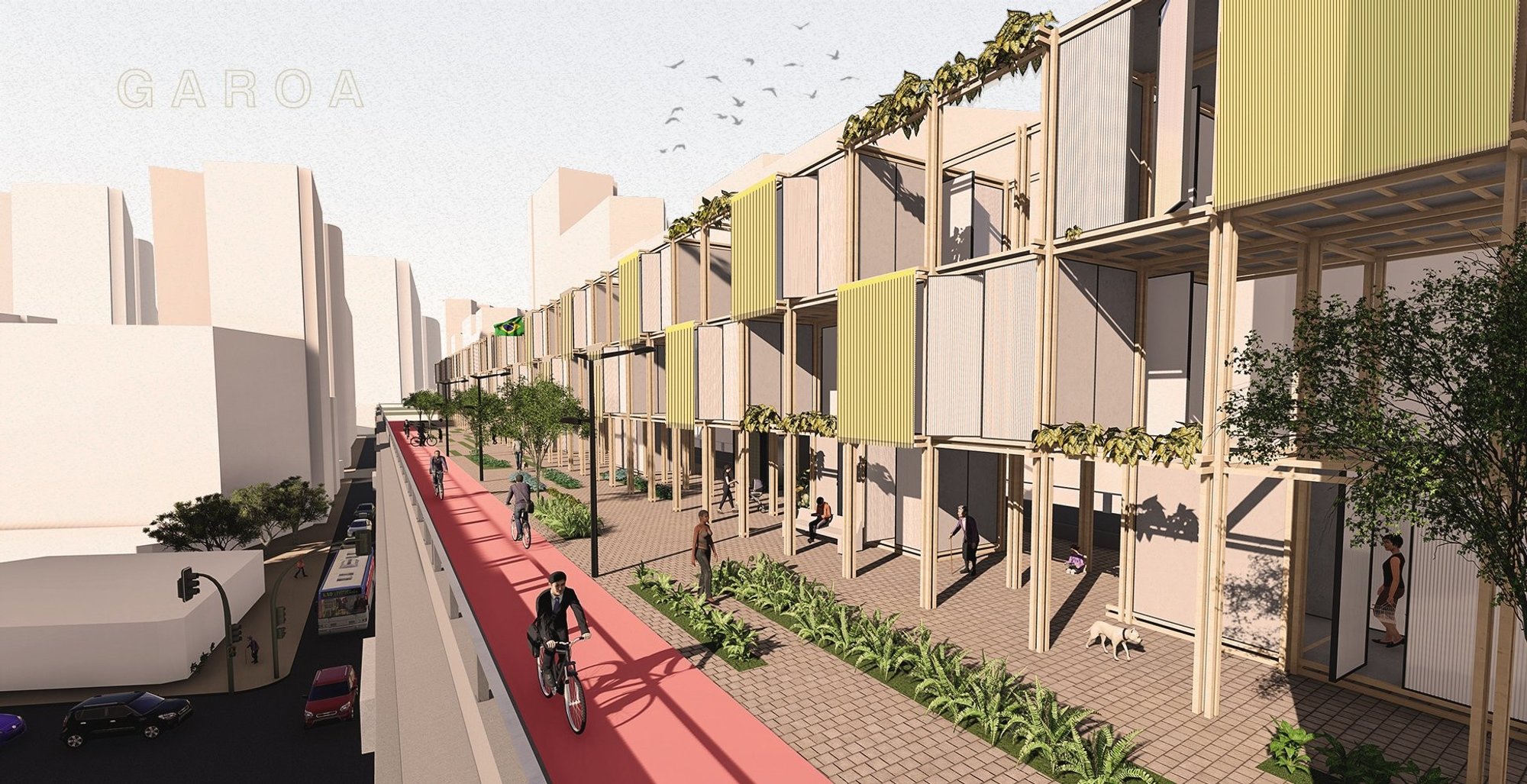 Garoa: A Parasitic Architecture Model for Urban Housing Transformation