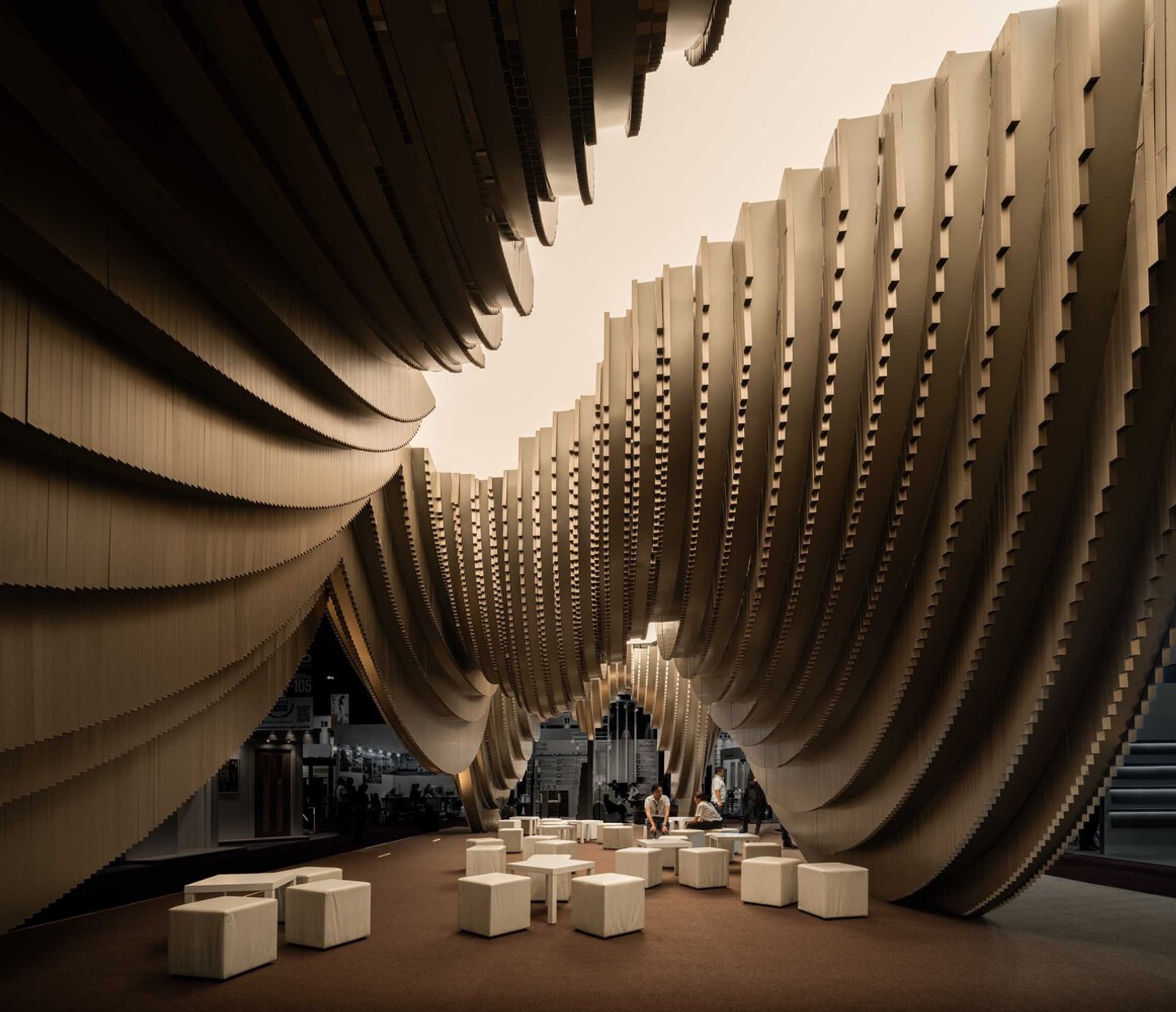 Aluminum Grotto and Public Ground Installation by HAS Design and Research in Bangkok