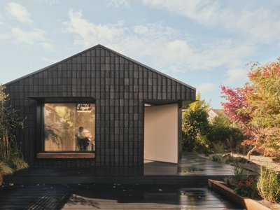 Dark Matter Home Studio by Hyperspace: A Sustainable Garden Studio Rooted in Nature and Circular Design