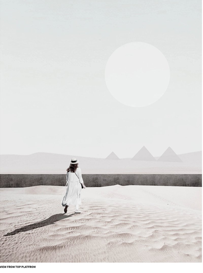 Elevated vantage point transforms the landscape into a living artwork shaped by wind and time.