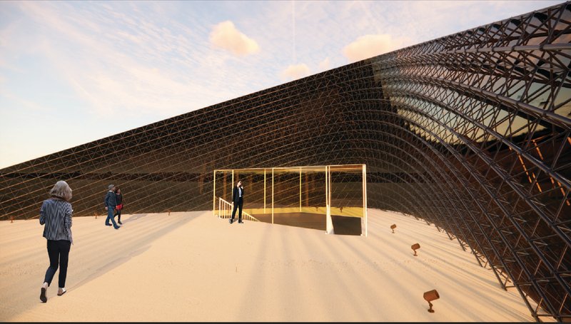 Parametric exterior shell integrating structure with solar performance