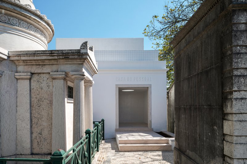 Pessoal House by COM/O atelier in Lisbon: Adaptive Reuse Architecture Redefining Cemetery Spaces
