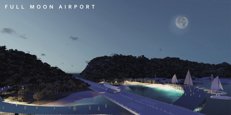 Full Moon Airport: A Vision for Sustainable Airport Architecture in Koh Phangan