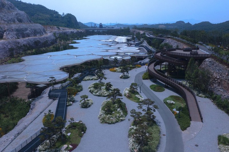 Landscape of the Future Garden by ATELIER DYJG: Transforming a Quarry into a Sustainable Ecological Destination