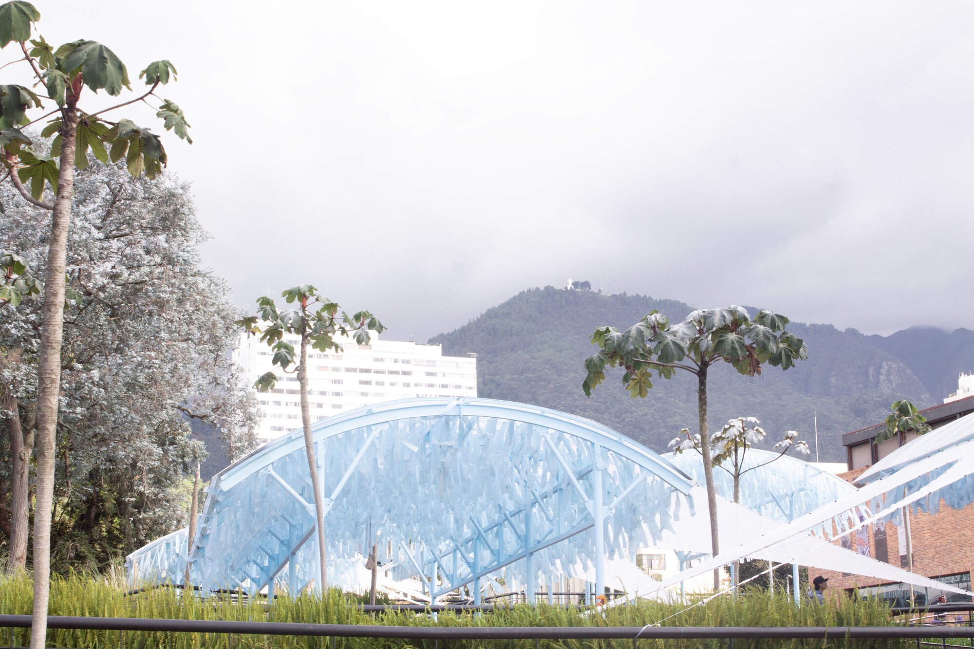 A Translucent Canopy Channels Bogotá's Lost River