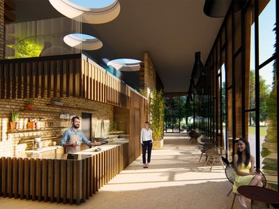 Lamela Café: A Biophilic Architecture Approach to Urban Café Design in Vienna