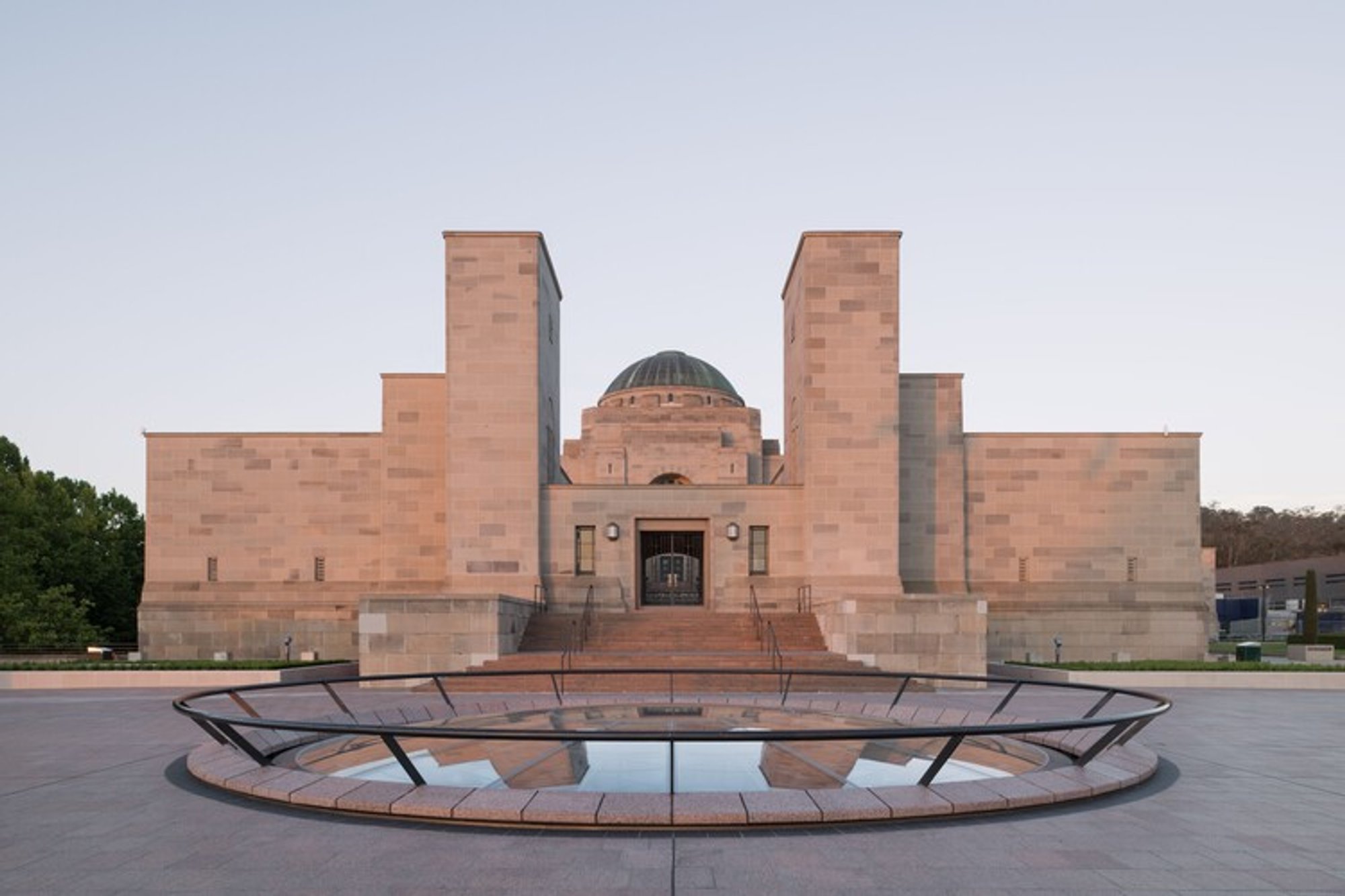 Australian War Memorial Southern Entrance and Parade Ground by Studio.SC, Campbell, Australia