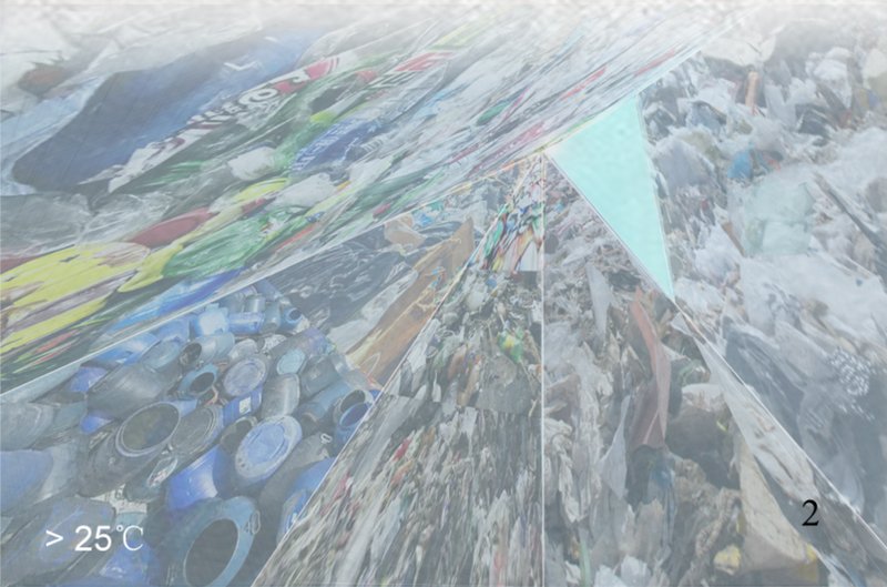 Above 25°C, pollution fully emerges, exposing the reality of global warming.