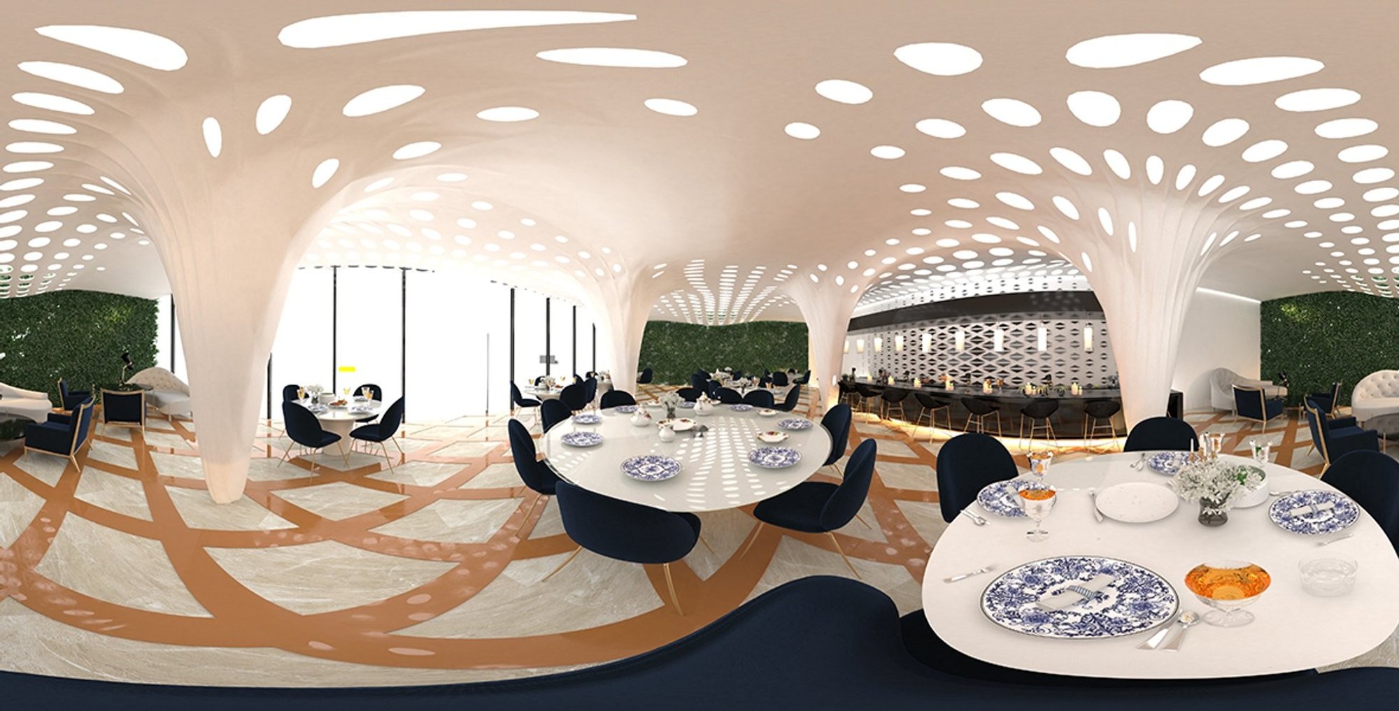 Seville Restaurant: A Parametric Architecture Approach to Experiential Dining