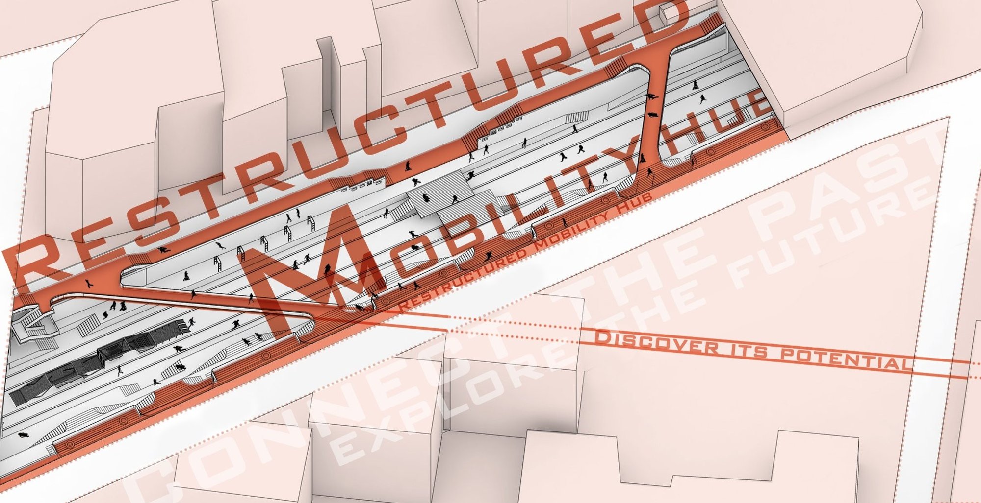 Restructured Mobility Hub: Adaptive Urban Design Revitalizing Public Infrastructure