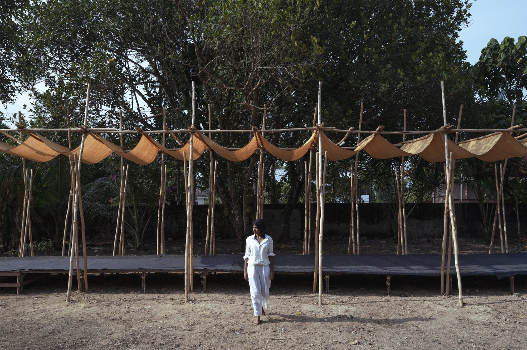 Trestle Pavilion by STUDIO TERRATECTS: A Modular Wooden Pavilion Celebrating Sustainable and Adaptive Architecture
