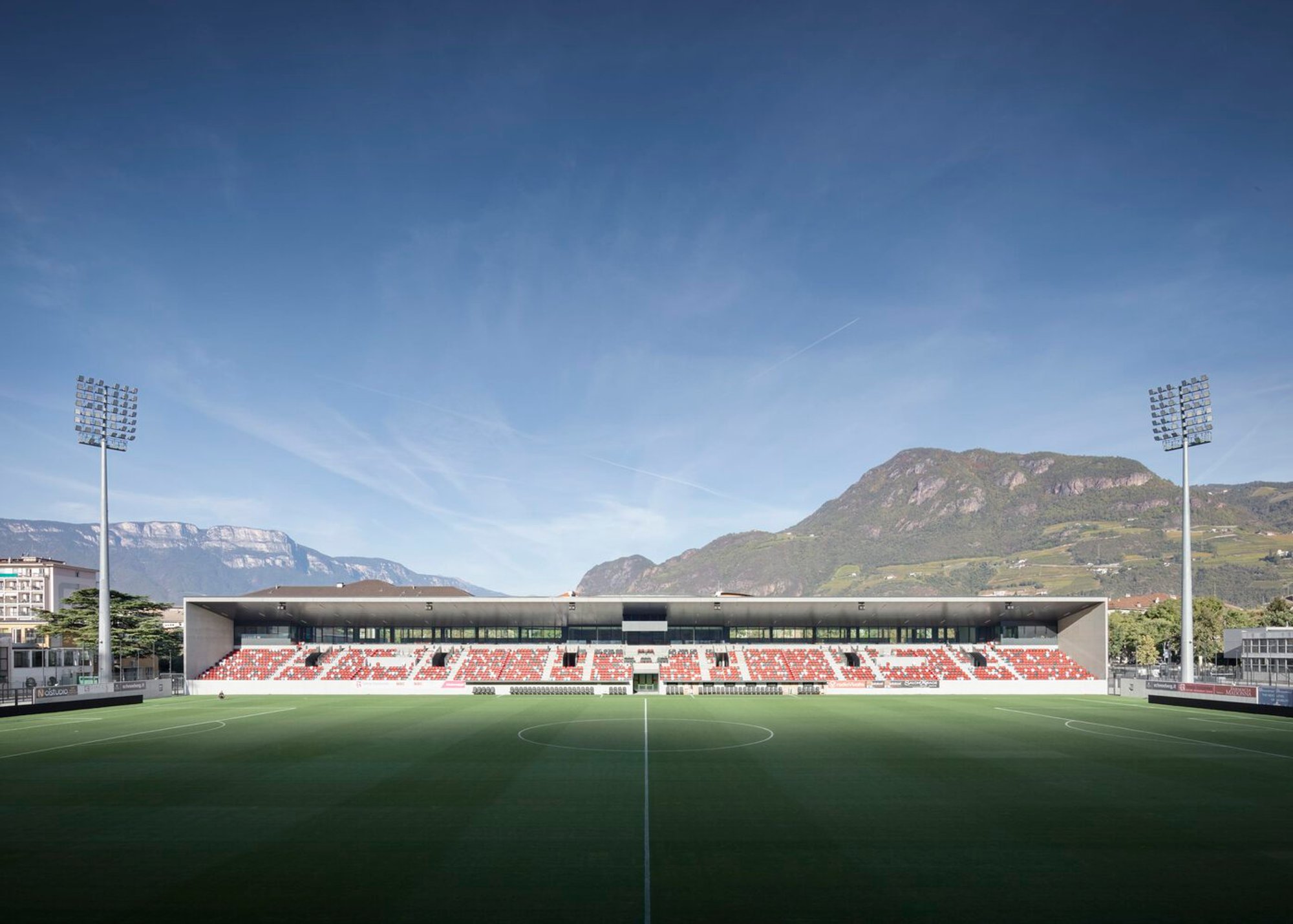 Revitalized Drusus Stadium in Bolzano: Modern Football Meets Historic Preservation