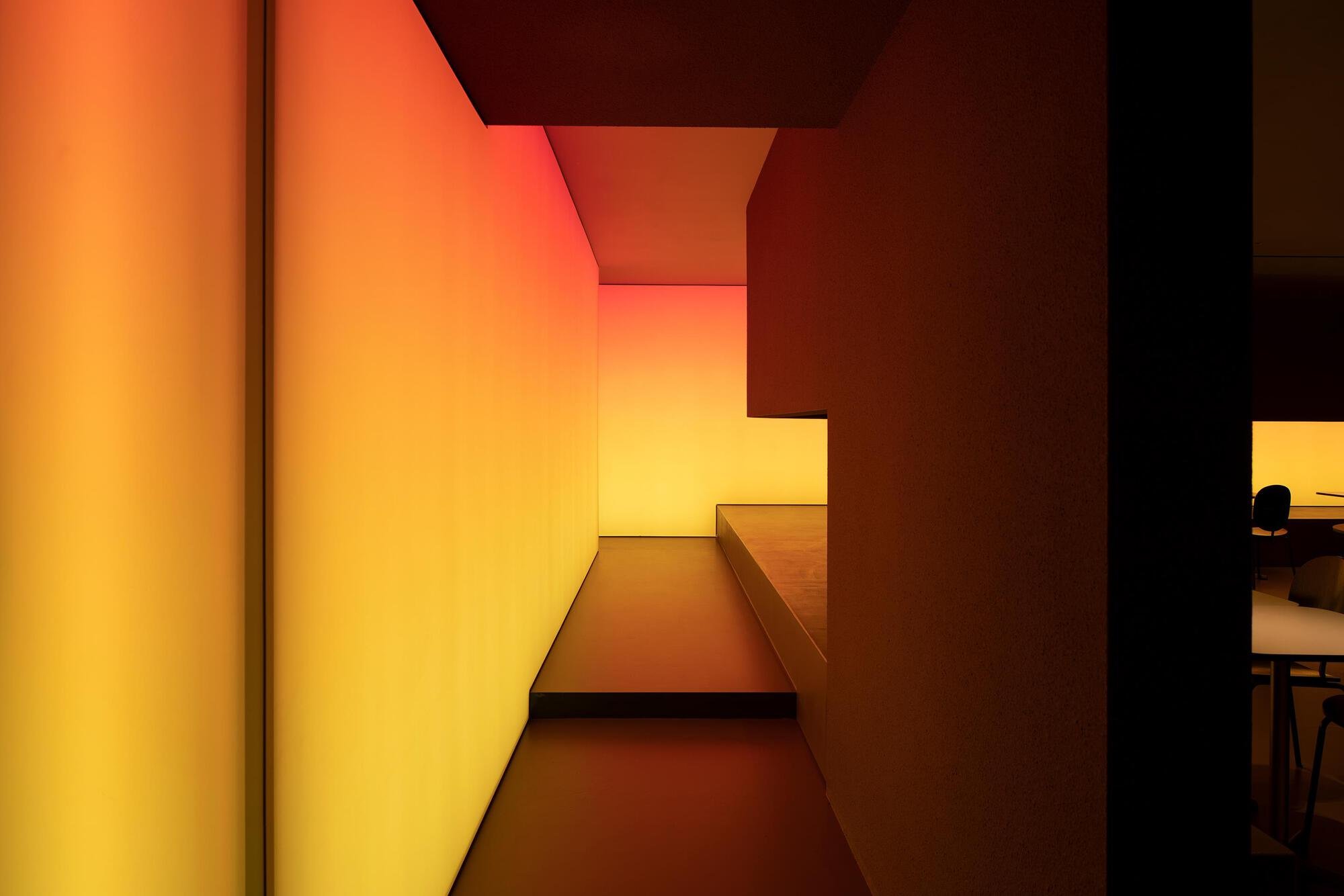 Design Studio BYO Carves a Glowing Cave for Zigbang's Windowless Gangnam Office