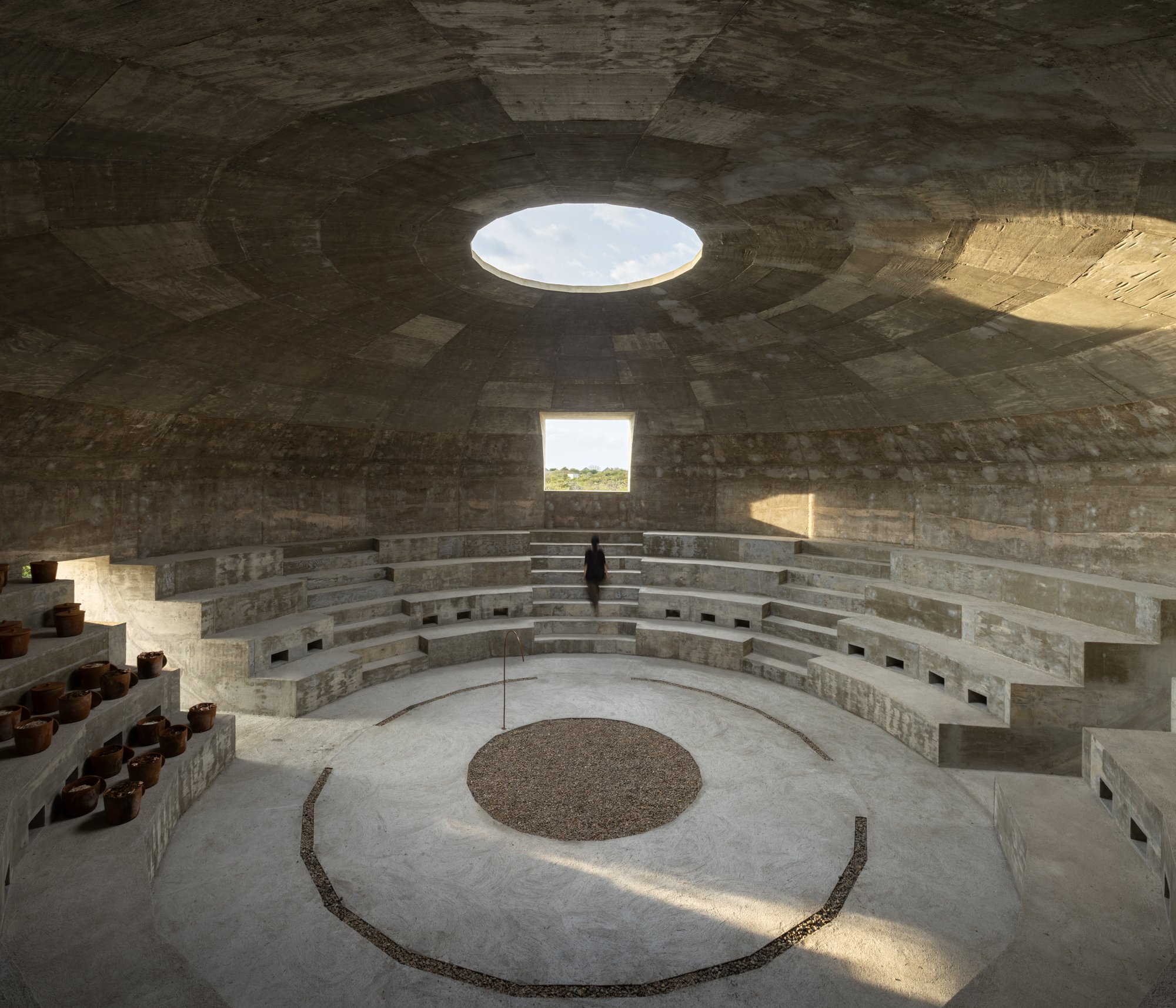 OMA Grows a Concrete Egg for Mushroom Cultivation on the Oaxacan Coast