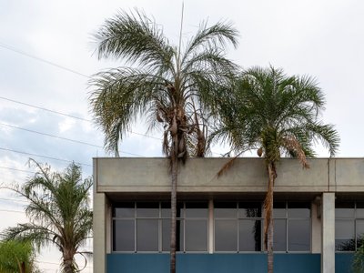 Estúdio Cidade Builds a Landscaped Office Oasis Inside a Brazilian Fuel Depot