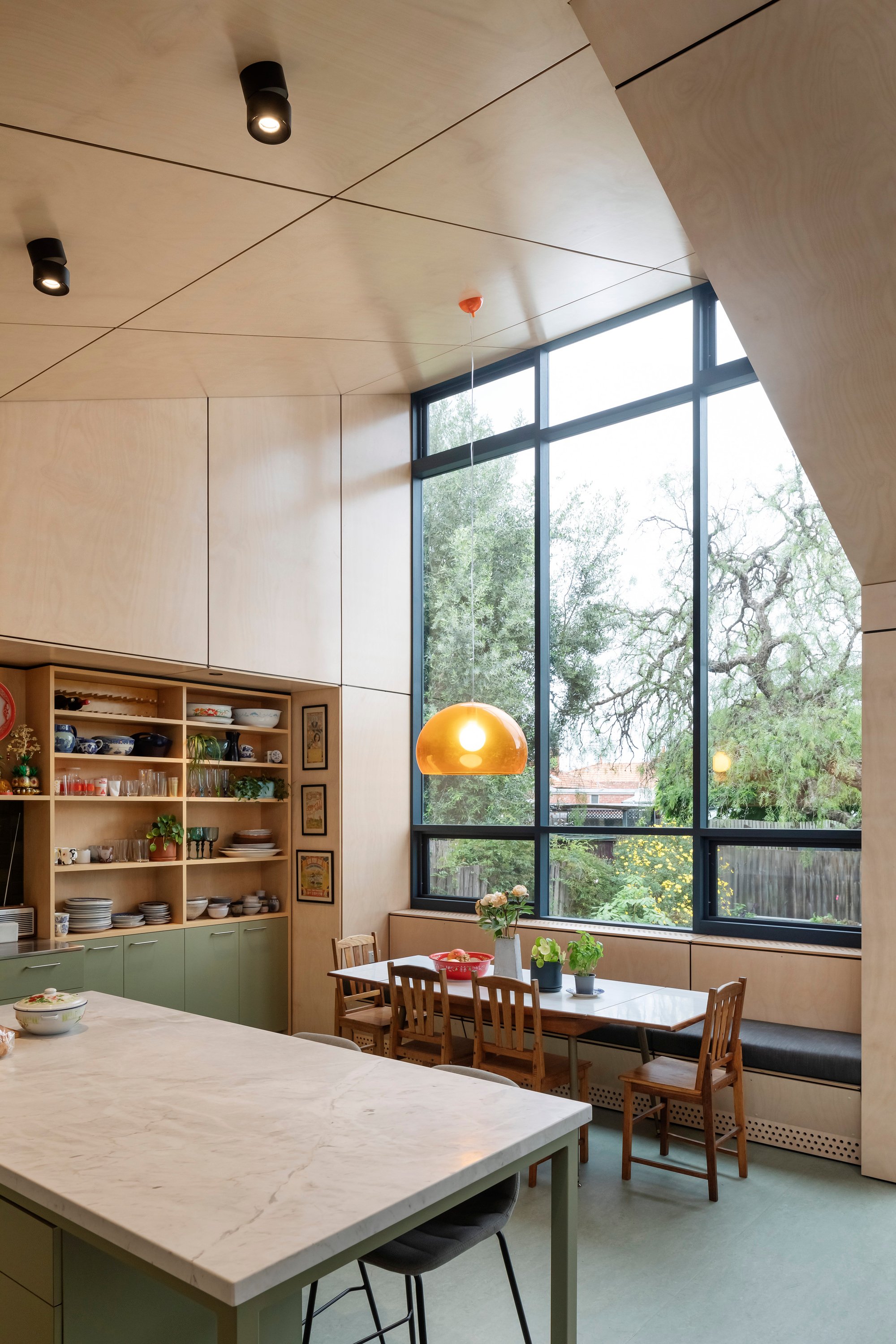 Taylor Reynolds Architects Graft a Double-Height Plywood Pavilion onto a Century-Old Melbourne Cottage