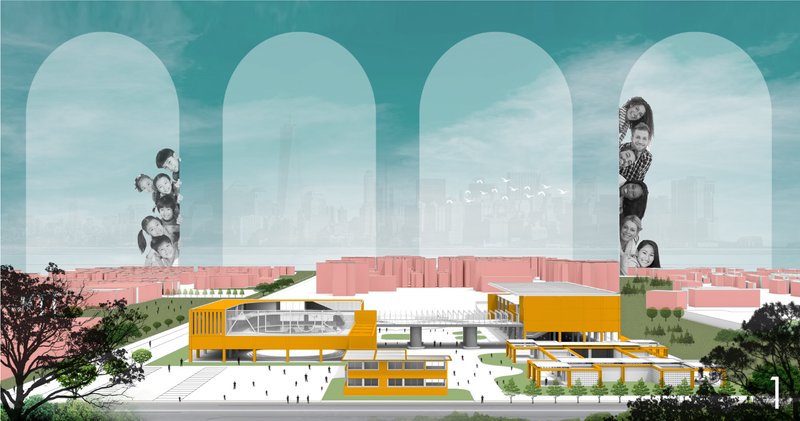 A contemporary school architecture vision designed to inspire independence, creativity, and collaborative learning.